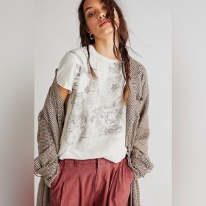 Sold out online!! Free People Road warrior tee t-shirt size med. New!Retail $78